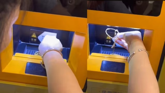 Một nhân viên phụ trách cây ATM cho biết, trong suốt tuần qua, cây ATM hoạt động liên tục từ 10 giờ sáng đến 10 giờ tối, trung bình xử lý khoảng 30 giao dịch mỗi ngày. Ảnh; News 18