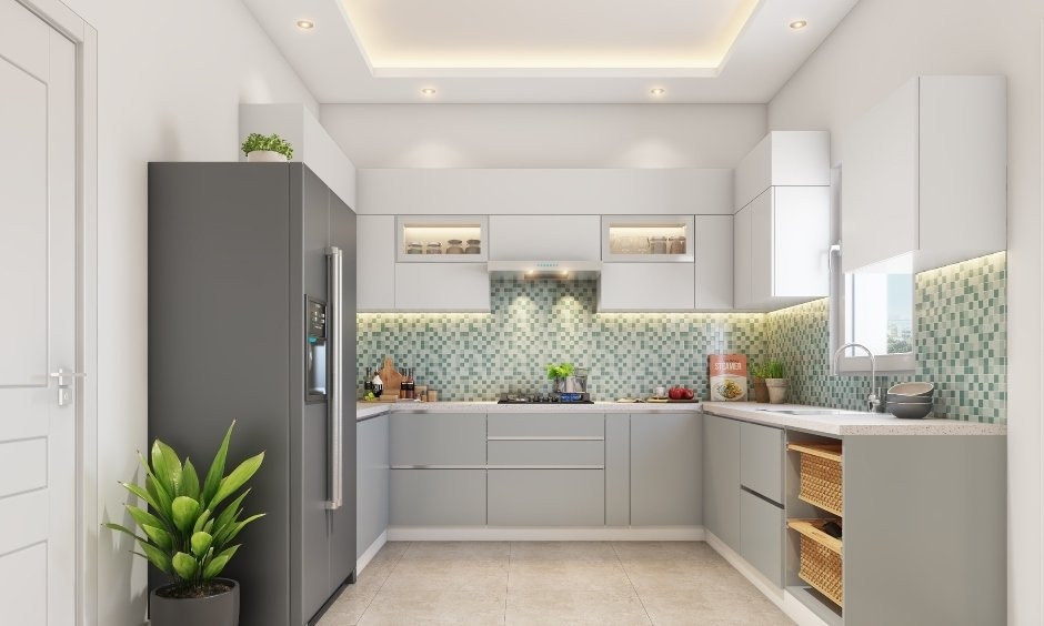 Thiếu ánh sánh là sai lầm thiết kế nhà bếp của nhiều gia đình. Ánh sáng quá mạnh sẽ gây chói mắt, nhức mỏi mắt, còn ánh sáng quá yếu không tốt cho việc chuẩn bị nguyên liệu, chế biến món ăn. Ảnh: Design Cafe