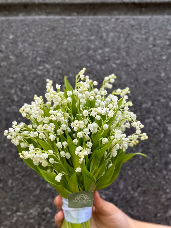 Hoa linh lan thiết kế phức tạp hơn có thể được bán với giá trên dưới 30 triệu đồng. Ảnh: The Timeless Flowers