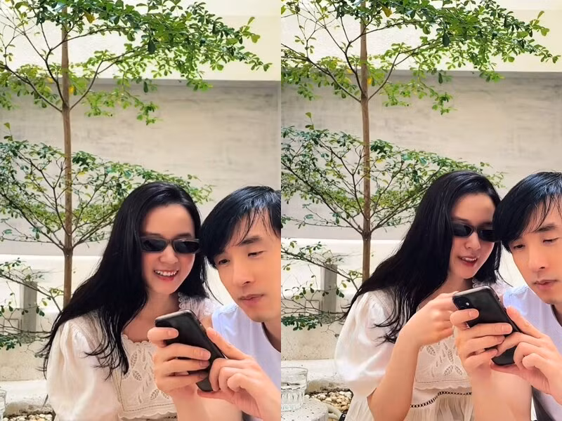 Bên trong cơ ngơi còn có không gian xanh mướt. Ảnh chụp màn hình