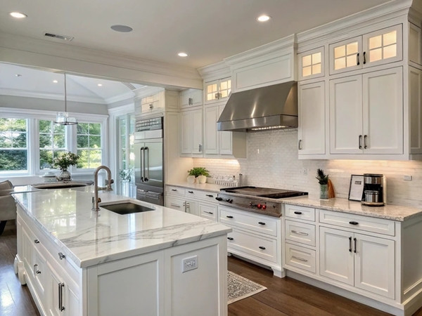 Kết hợp màu trắng với các sắc thái của màu xám và đen có thể khiến không gian trở nên vô hồn. Ảnh: Brightside