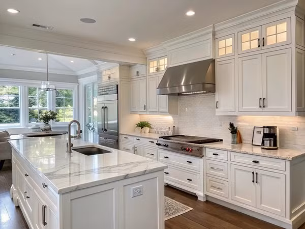 Kết hợp màu trắng với các sắc thái của màu xám và đen có thể khiến không gian trở nên vô hồn. Ảnh: Brightside