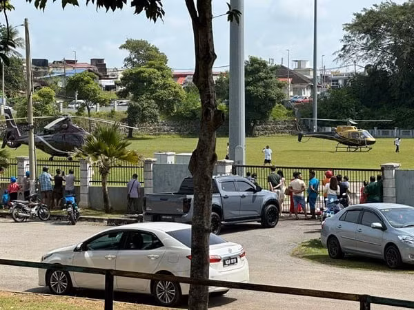 Di truc thang ve que an Tet, dai gia khien dan tinh sung sot