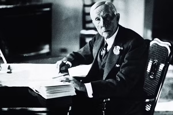 Năm 1916, Rockefeller trở thành tỷ phú đầu tiên của nước Mỹ. Thời điểm đó, khối tài sản của Rockefeller chiếm gần 2% giá trị nền kinh tế quốc gia. Nếu được điều chỉnh theo lạm phát, ngày nay tài sản của ông sẽ có giá trị khoảng 418 tỷ USD. Ảnh: History