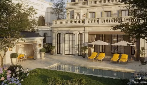 Nữ đại gia còn mạnh tay chi 140 tỷ đồng cho việc thiết kế nội thất căn dinh thự hợp tác cùng NTK nổi tiếng Quách Thái Công. Ảnh: FBNV