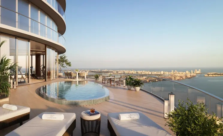 Theo tờ Wall Street Journal, Lionel Messi vừa ký hợp đồng mua 4 căn hộ trong một tòa tháp cao cấp 80 tầng tại khu vực đang được xây dựng Cipriani Residences Miami. Ảnh: Nypost