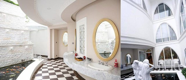 Biệt thự của Hoa hậu Giáng My nằm trong khu Thảo Điền (thành phố Thủ Đức, TP HCM). Ảnh: Facebook