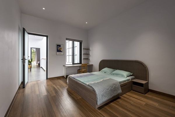 3 phòng ngủ cho bé đều được bố trí ở tầng 2. Ảnh: Lonton Studio