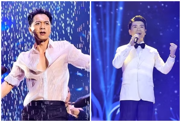 Nếu như Chủ tịch Trần Hùng Huy từng gây “sốt” khi có màn trình diễn đàn, hát và nhảy mashup Always Remember Us This Way và Cô Đơn Trên Sofa thì Phó tổng SHB từng trình diễn tiết mục mashup Một Đời Người, Một Rừng Cây và Tự Nguyện. Ảnh: FBNV