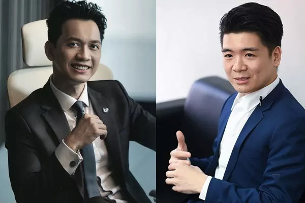 Đoạn hội thoại của 2 doanh nhân ngân hàng nổi tiếng nhanh chóng viral trên mạng xã hội. Bởi lẽ, cả 2 đều được cộng đồng mạng gọi là “tổng tài vạn người mê” khi vừa điển trai, vừa giỏi giang lại nhiều tài lẻ. Ảnh: Vietnamnet