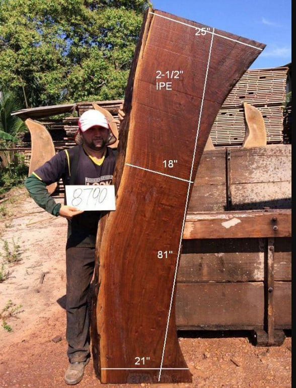 Trên thị trường, 1 mét khối gỗ Ipe có giá 3.775 USD (tương đương hơn 90 triệu đồng). Khoảng 96% gỗ Ipe sử dụng trên thế giới được cung cấp từ Brazil. Ảnh: Internet