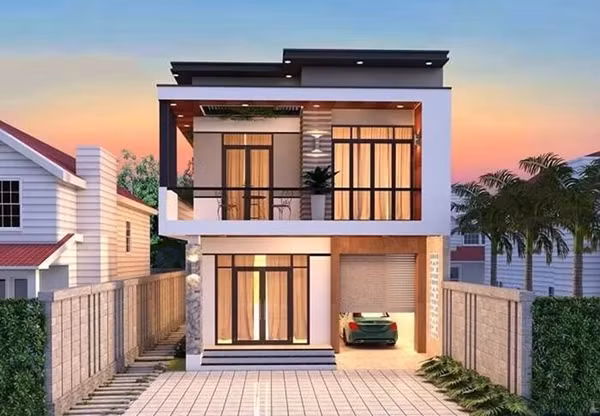 Chi phi xay nha 2 tang 100m2 het bao nhieu?