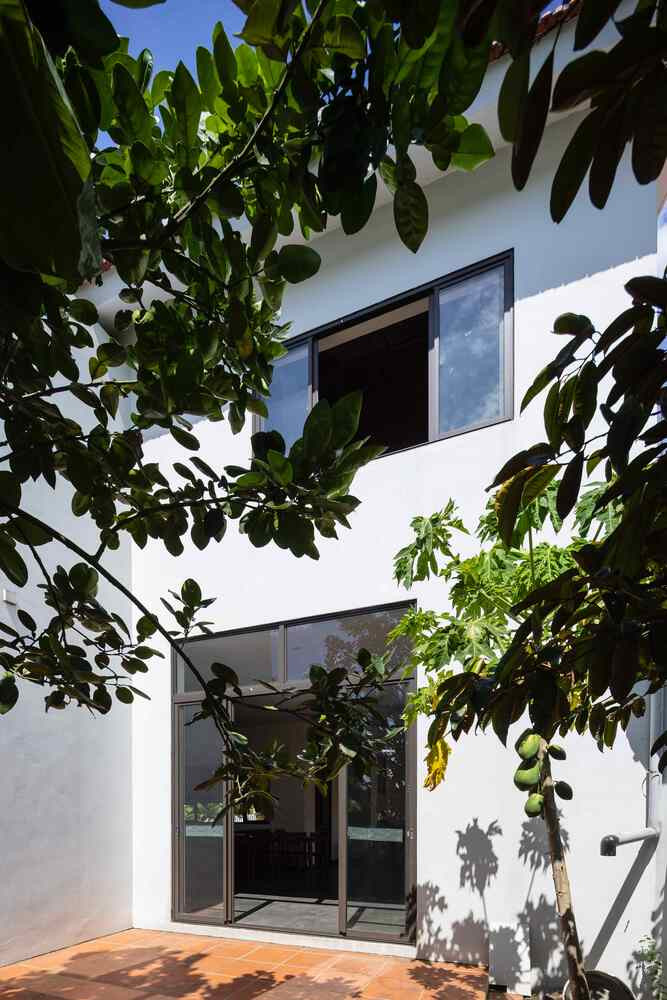 Thiết kế sử dụng hiệu quả nhiều vật liệu địa phương và thân thiện với môi trường. Ảnh: Triệu Chiến