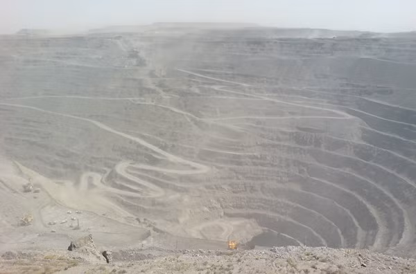 Mỏ vàng Muruntau được phát hiện vào năm 1958, hoạt động khai thác bắt đầu vào năm 1967. Ảnh: Wiki