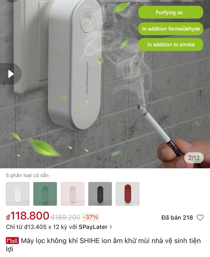 Có nên mua máy khử mùi nhà vệ sinh giá 118.000 đồng? Co nen mua may khu mui nha ve sinh gia 118.000 dong?