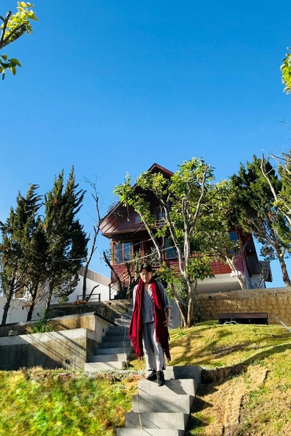 Đây là nơi nam MC và gia đình nghỉ ngơi, tiếp đón những người bạn thân khi có dịp đến Đà Lạt. Ảnh: FB Bùi Đại Nghĩa