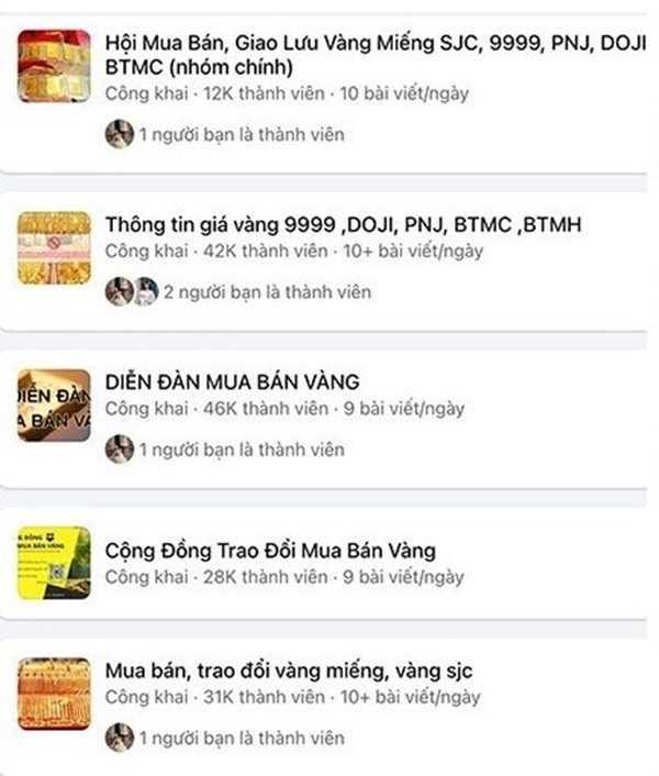 Vàng giả tràn lan chợ mạng Vang gia tran lan cho mang