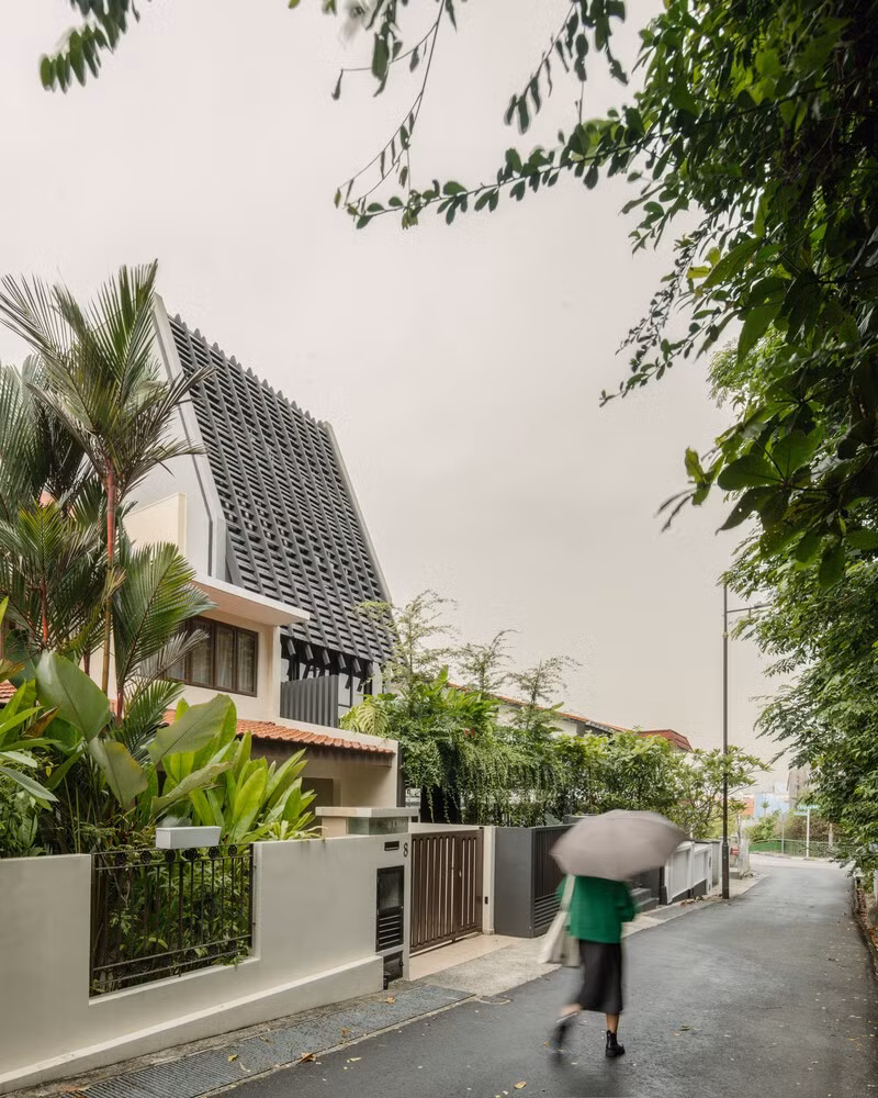 Nha pho doc dao thiet ke theo hieu ung “vuon vo cuc“