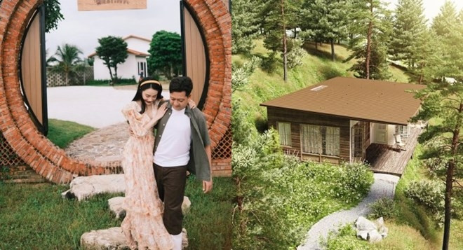 Sau nhiều năm lao động chăm chỉ, Trường Giang - Nhã Phương tích lũy được khối tài sản đáng mơ ước. Trong đó, phải kể đến hai cơ ngơi tại Đà Lạt và Đồng Nai làm nơi nghỉ dưỡng cho gia đình. Ảnh: FBNV