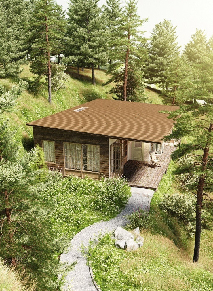 Tại Đà Lạt, Trường Giang - Nhã Phương tậu căn biệt thự rộng 110m2, nằm trong khu vực rất đẹp có view rừng thông, gần gũi với thiên nhiên. Ảnh: FBNV