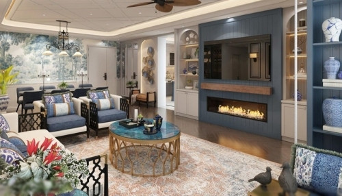 Nội thất trong nhà toát lên sự sang trọng. Ảnh: FBNV