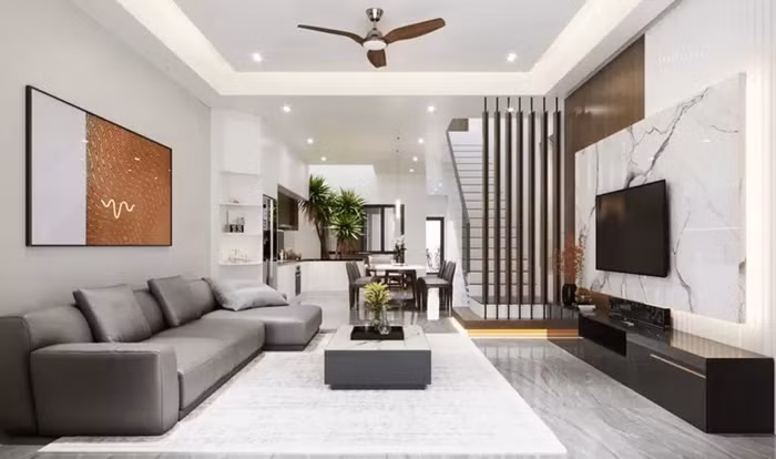 Lớp chống thấm này giúp ngăn chặn nước thấm qua trần và duy trì độ khô thoáng cho không gian sống. Ảnh: Lê Van Group