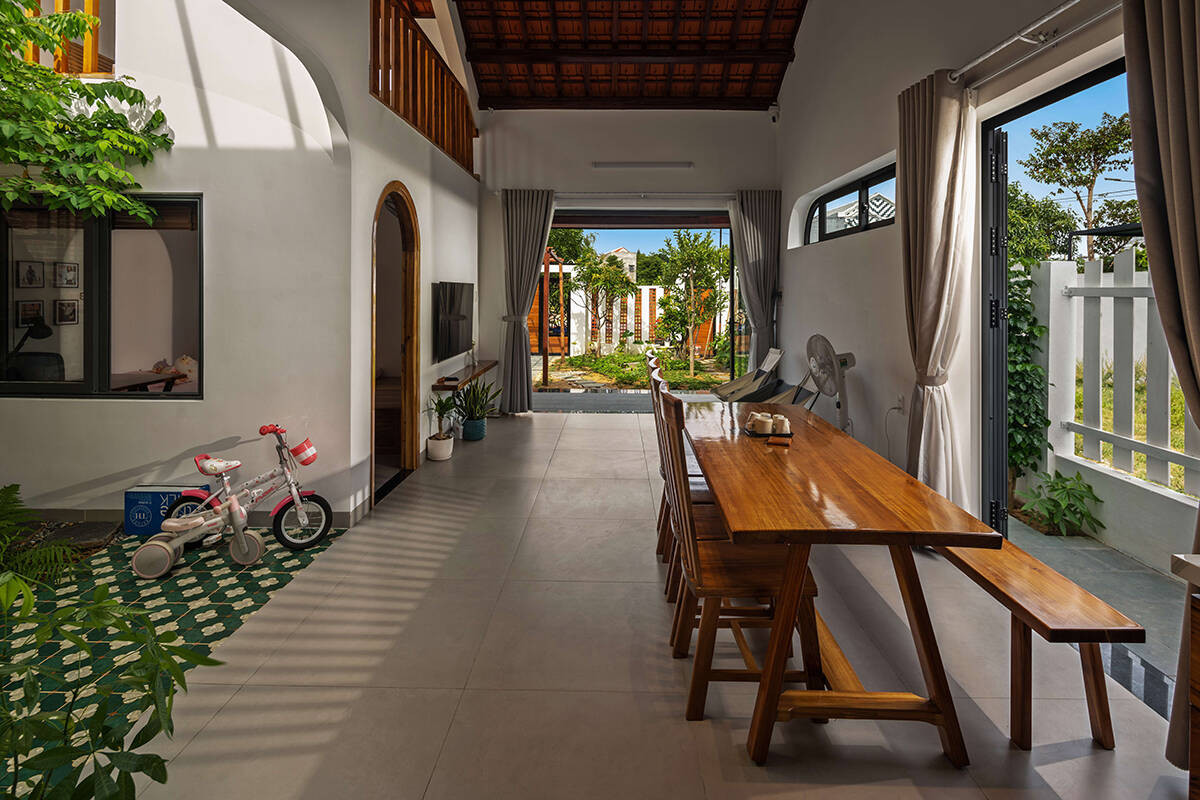 Giải pháp kiến trúc tuy đơn giản nhưng được tính toán và nghiên cứu khoa học. Ảnh: GreenConcept