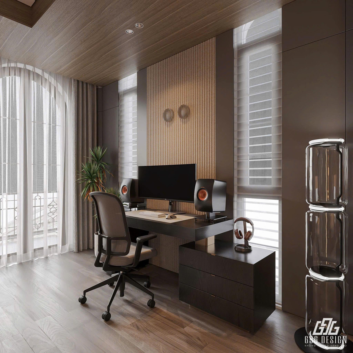 Biệt thự của Đoàn Văn Hậu - Doãn Hải My có diện tích 90m2, gồm 4 tầng và 3 phòng ngủ. Ảnh: FB Đoàn Văn Hậu