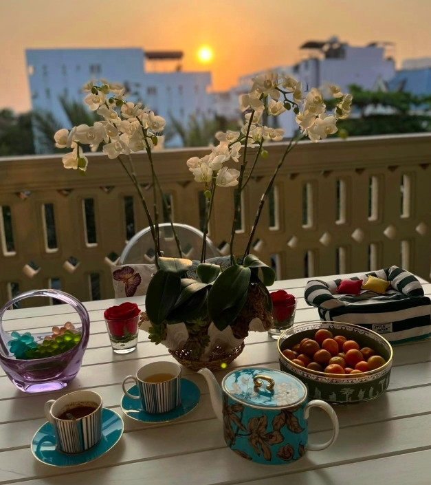 Từng góc trong nhà đều được decor đẹp mắt. Ảnh: FB Giáng My