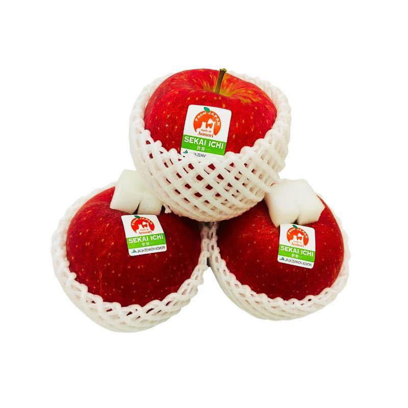Táo Sekai Ichi giòn, ngọt nhẹ và hương thơm tự nhiên. Kết cấu táo chắc và mọng nước. Ảnh: Kleverfruits