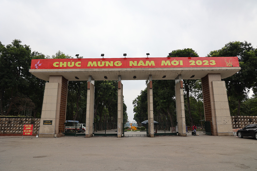 Trong khu vực phố đi bộ dự kiến bao gồm cả Công viên Thống Nhất. Đây là một trong những công viên lớn nhất Hà Nội.