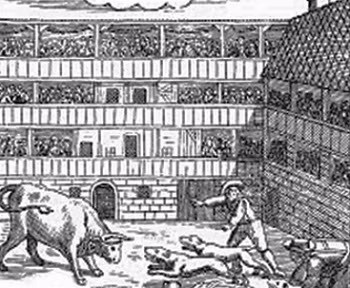 Người ta còn sáng tạo thêm thú vui kỳ quái này để nó trở nên hấp dẫn hơn bằng cách trói những con khỉ vào lưng ngựa con để chó xông vào cắn xé những con vật vô tội. Phải đến năm 1835, trò chơi rùng rợn đẫm máu này mới bị cấm ở Anh.