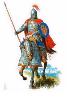 Đội quân này là một phần của trung đoàn τάγματα (nghĩa là người canh gác), thuộc quân đội của đế chế Byzantine từ thế kỷ thứ 7 - 10.