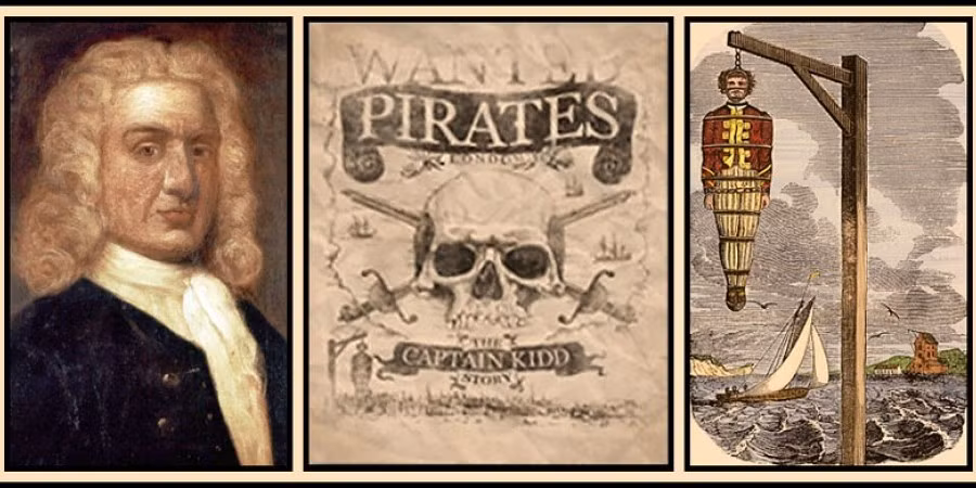 Thuyền trưởng William Kidd là một trong những tên cướp biển khét tiếng nhất Ấn Độ Dương và sở hữu kho báu cực giá trị khi thực hiện vô số cuộc cướp bóc tàu thuyền. Y bị xử tử năm 1701. Theo truyền thuyết, tên hải tặc này đã châm lửa đốt con tàu huyền thoại Adventure có chứa số của cải cướp được. Hậu quả là con tàu chìm dưới biển và kho báu của tên cướp biển này mất tích kể từ đó.