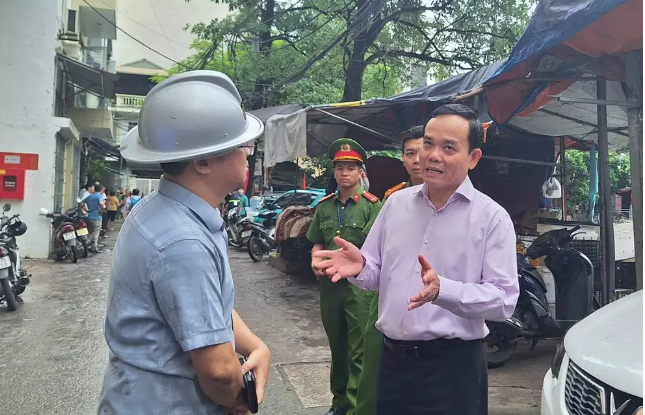 Chay chung cu mini o Ha Noi: Pho Thu tuong truc tiep den chi dao, khac phuc hau qua