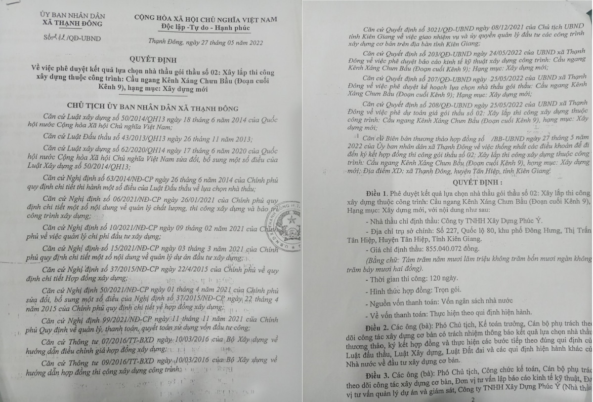 Vụ sập cầu đang thi công ở Kiên Giang: Chỉ định thầu có đúng? - Hình 2 Vu sap cau dang thi cong o Kien Giang: Chi dinh thau co dung?-Hinh-2