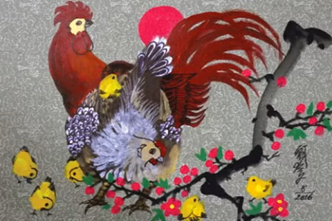 Nam Dinh Dau loc may, nguoi tuoi Ga kho bai