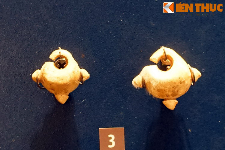 Khuyên tai ba mấu, loại hình đồ trang sức đặc thù của văn hóa Đồng Nai. Các di vật của văn hóa Đồng Nai đã được phát hiện với số lượng lên tới hàng nghìn, rất đa dạng về chủng loại, chất liệu, kích cỡ.