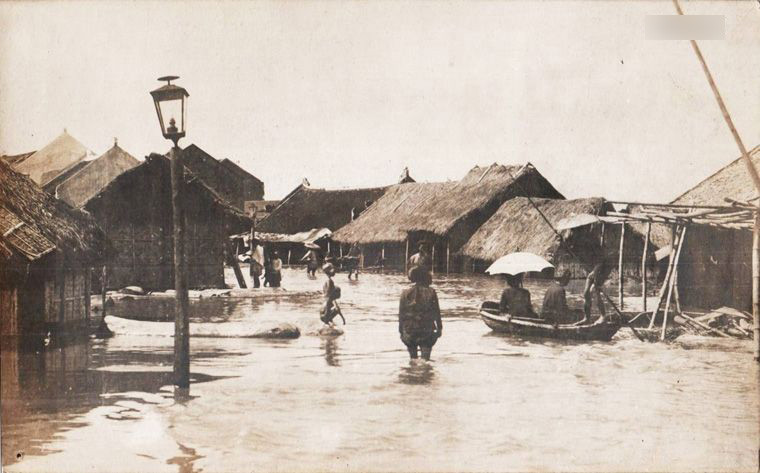 Phả Lại mùa lũ.