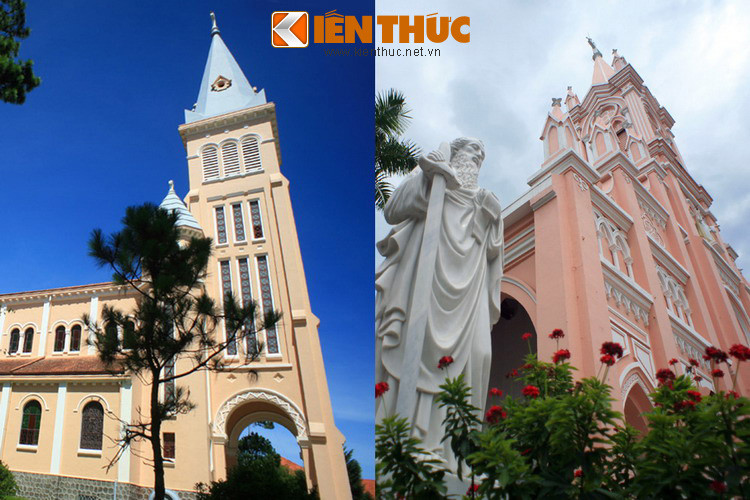 Về lịch sử, hai nhà thờ có tuổi đời “sàn sàn” nhau. Nhà thờ Con Gà Đà Nẵng được khởi công xây dựng năm 1923, còn nhà thờ Con Gà Đà Lạt khởi công năm 1931.