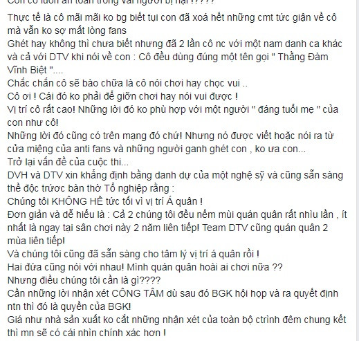 Danh ca Phuong Dung noi Duong Trieu Vu hon, Mr Dam len tieng-Hinh-3