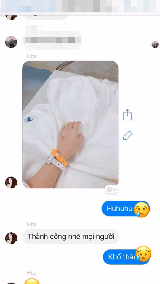 Ca si Hoa Minzy nhap vien phau thuat da day, gio ra sao?