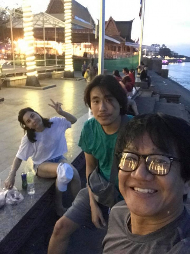 Cat Phuong - Kieu Minh Tuan vui ve di choi o Campuchia-Hinh-4