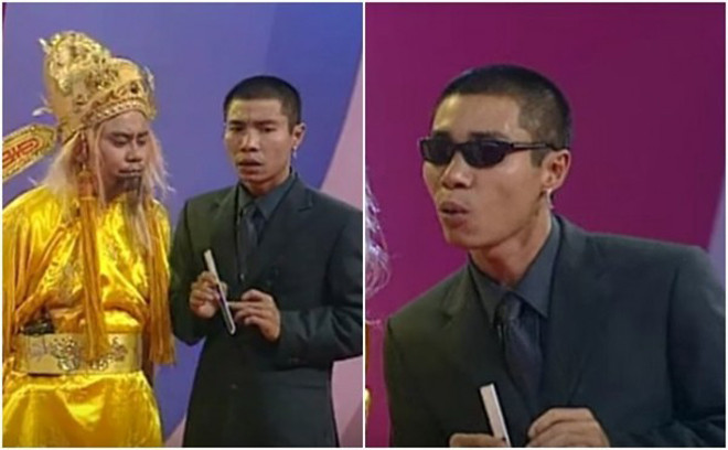 Thời gian đầu tham gia Gặp nhau cuối năm, Công Lý để tóc đầu đinh nam tính.