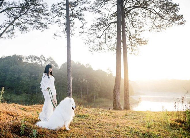 Phuong Thanh mac vay cuoi, up mo chuyen lay chong-Hinh-4