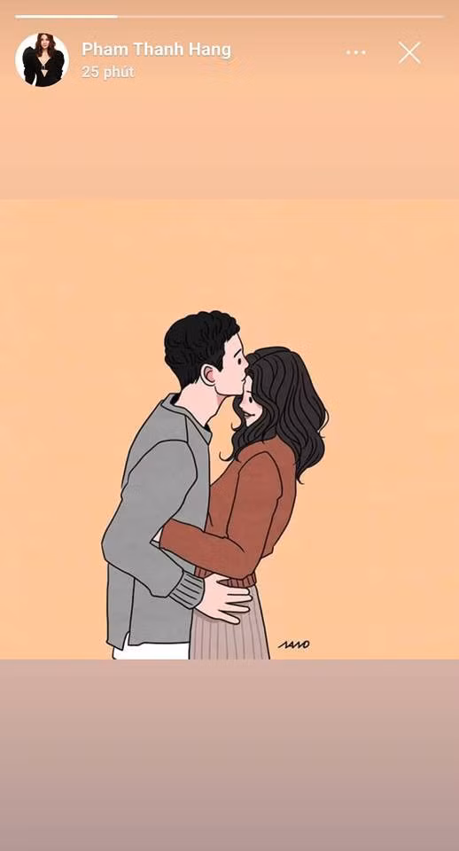 Chi dang hai buc anh, Thanh Hang bi nghi hen ho Ha Anh Tuan?