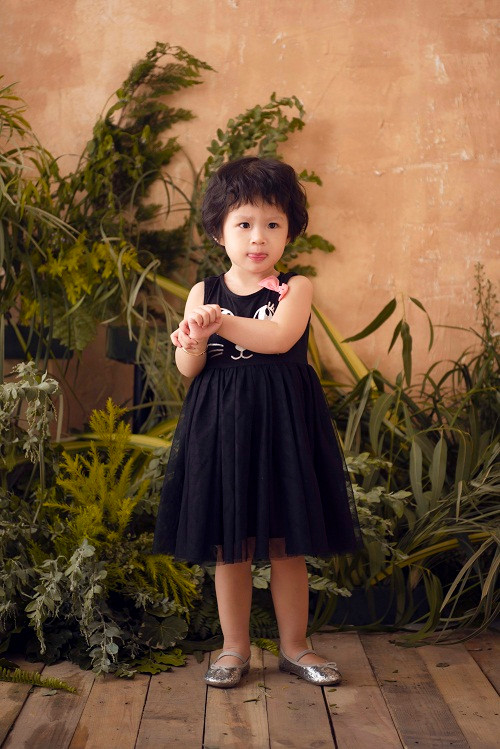 Hình ảnh đáng yêu của con gái Á hậu Diễm Trang.