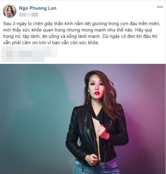 Hoa hau Ngo Phuong Lan bi chen giay than kinh nam liet giuong