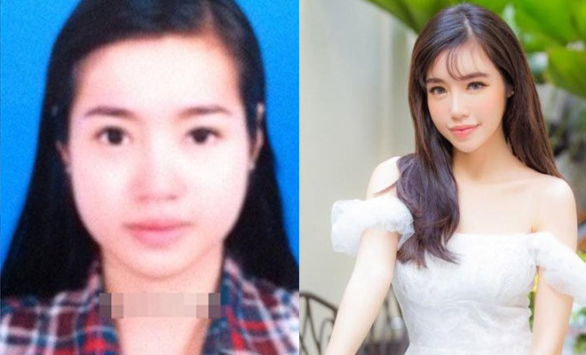 Elly Trần chụp ảnh thẻ vẫn xinh tự nhiên. Giờ đây hot girl đã là bà mẹ hai con.