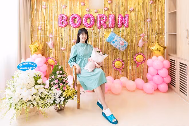 Diep Lam Anh sau 2 ngay sinh no sanh dieu nhu thoi con gai-Hinh-2